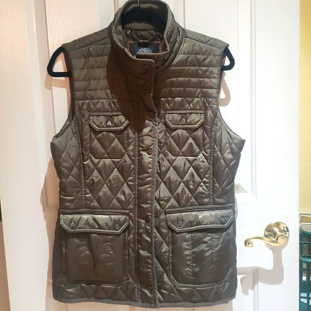 Vince Camuto Olive Green Vest